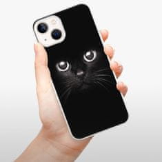 iSaprio Silikónové puzdro - Black Cat pre Apple iPhone 13