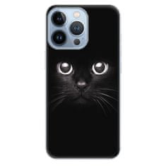 iSaprio Silikónové puzdro - Black Cat pre Apple iPhone 13 Pro