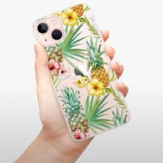 iSaprio Silikónové puzdro - Pineapple Pattern 02 pre Apple iPhone 13