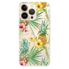 iSaprio Silikónové puzdro - Pineapple Pattern 02 pre Apple iPhone 13 Pro