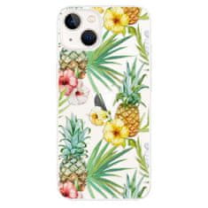 iSaprio Silikónové puzdro - Pineapple Pattern 02 pre Apple iPhone 13