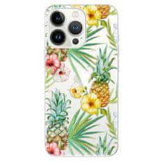 iSaprio Silikónové puzdro - Pineapple Pattern 02 pre Apple iPhone 13 Pro