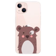 iSaprio Silikónové puzdro - Brown Bear pre Apple iPhone 13