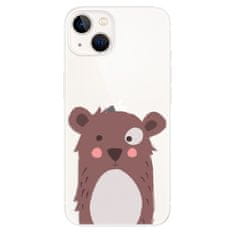 iSaprio Silikónové puzdro - Brown Bear pre Apple iPhone 13