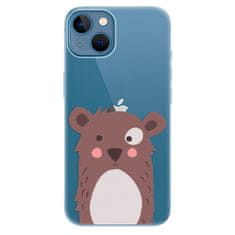 iSaprio Silikónové puzdro - Brown Bear pre Apple iPhone 13