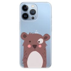 iSaprio Silikónové puzdro - Brown Bear pre Apple iPhone 13 Pro