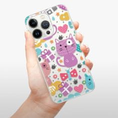 iSaprio Silikónové puzdro - Cat pattern 01 pre Apple iPhone 13 Pro Max