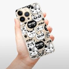 iSaprio Silikónové puzdro - Cat pattern 03 pre Apple iPhone 13 Pro