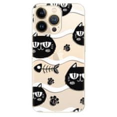 iSaprio Silikónové puzdro - Cat pattern 04 pre Apple iPhone 13 Pro