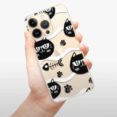 iSaprio Silikónové puzdro - Cat pattern 04 pre Apple iPhone 13 Pro Max