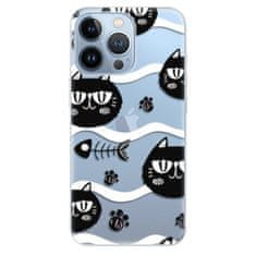 iSaprio Silikónové puzdro - Cat pattern 04 pre Apple iPhone 13 Pro