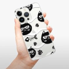 iSaprio Silikónové puzdro - Cat pattern 04 pre Apple iPhone 13 Pro Max