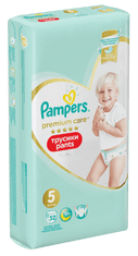 Pampers Premium Care Pants Vel.5, 52 Plienkových Nohavičiek