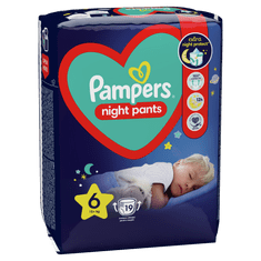 Pampers Night Pants Nohavičky plienkové jednorazové 6 (15 kg+) 19 ks