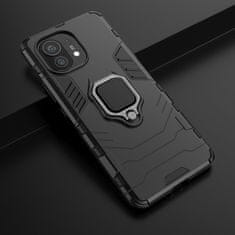 IZMAEL Odolné Puzdro Ring Armor Case pre Xiaomi Mi 11 - Čierna KP9715