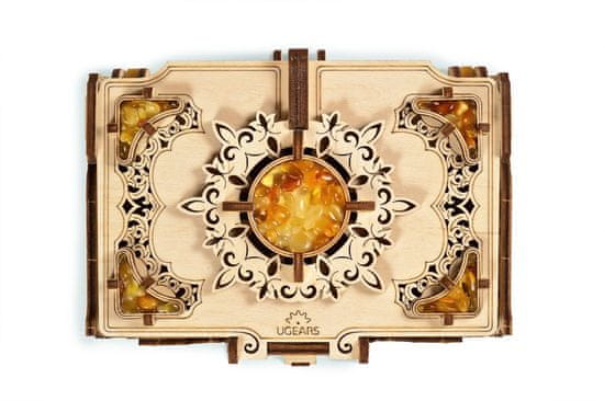 UGEARS 3D puzzle Amber box - Jantárová skrinka