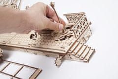 UGEARS 3D puzzle Železničné nástupište