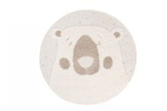 Chemex Koberec Shaggy Dvoupadový Kruh Dywan 15519/366 Béžová 120x120 cm