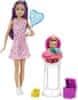 Mattel Barbie Opatrovateľka herný set Narodeninová party - brunetka FHY97
