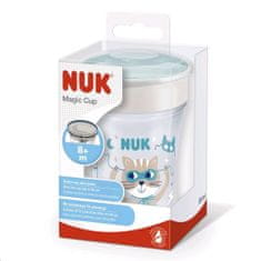 Nuk hrnček Magic Cup s viečkom 230ml tyrkysová