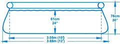 Bestway Fast Set 3,66 x 0,76 m 57274 + Kartušová filtrácia