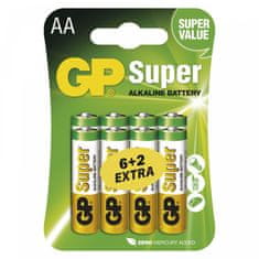 GP BATERIA GP 15A R06 BL 6+2