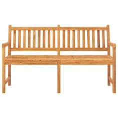 Vidaxl 3-miestna záhradná lavica so stolom, 150 cm, teak