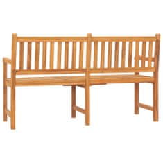 Vidaxl 3-miestna záhradná lavica so stolom, 150 cm, teak