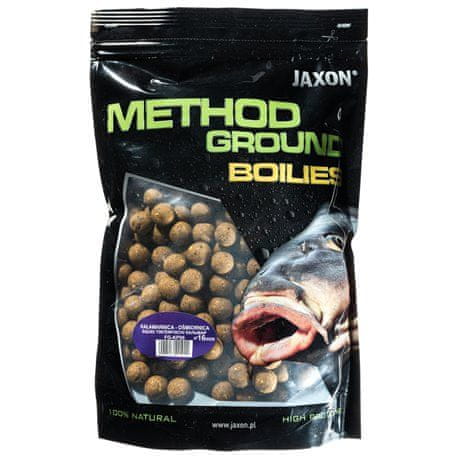 Jaxon proteínové boilies kalamár - chobotnica 16mm method ground 1kg