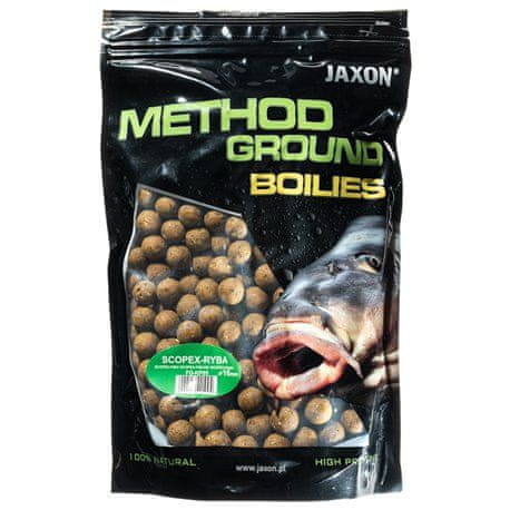 Jaxon proteínové boilies scopex 16mm method ground 1kg