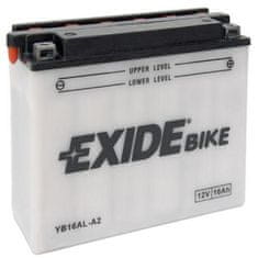 Exide Motobaterie BIKE Conventional 16Ah, 12V, YB16AL-A2