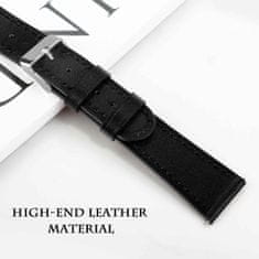 BStrap NEOGO DayFit D8 Pro Leather Italy remienok, Black