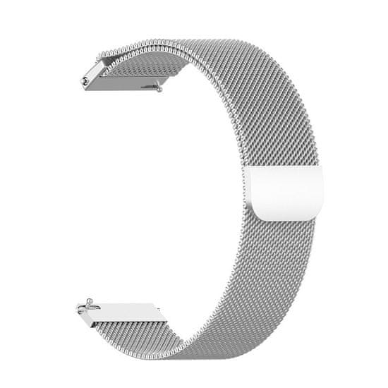 BStrap NEOGO SmartWatch Glam / Glam 2 Milanese remienok, Silver