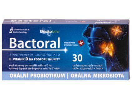 Bactoral - orálne probiotikum s vitamínom D 1×30 ks