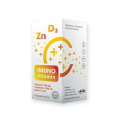 IMUNO Vitamín  (vitamín C + D + Zinok) 1×60 ks