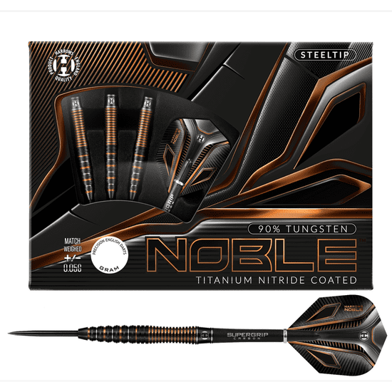 Harrows Šípky Harrows-STEELTIP NOBLE 90% 22 gr.