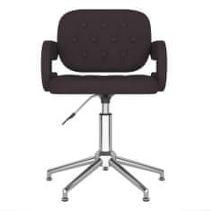 Vidaxl Otočné stoličky, 2 kusy, čierne, čalúnené koženkou