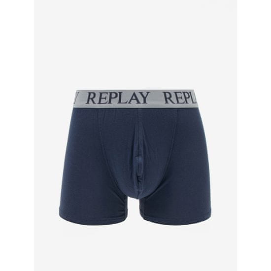 Replay Boxerky Boxer Style 04/C Cuff Logo 2Pcs Box