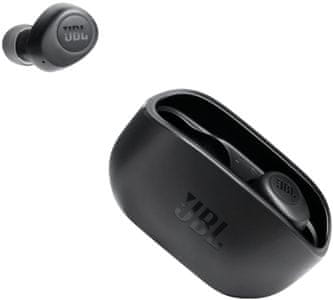 moderné slúchadlá do uší jbl wave 100tws Bluetooth technológie handsfree funkcie hlasové ovládanie nabíjací box skvelý zvuk