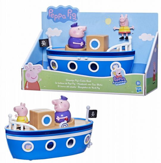 HASBRO Peppa Pig hracia sada Dedkov parník