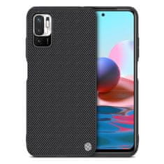 Nillkin Odolný kryt Nillkin Textured Case s gélovým rámom a nylonom na zadnej strane pre Xiaomi Mi Note 10 5G - Čierna KP14887