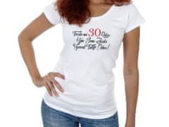 Divja Narodeninové tričko k 30 pre ženu - veľkosť L