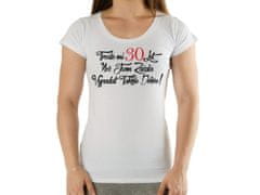 Divja Narodeninové tričko k 30 pre ženu CZ - veľkosť M