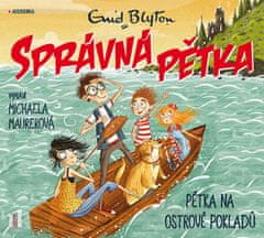 Enid Blytonová: Správná pětka na ostrově pokladů - CDmp3 (Čte Michaela Maurerová)