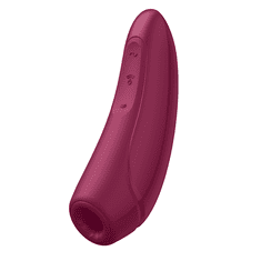 Satisfyer Curvy 1+ tlakový vzduchový vibrátor, červený