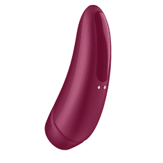 Satisfyer Curvy 1+ tlakový vzduchový vibrátor, červený