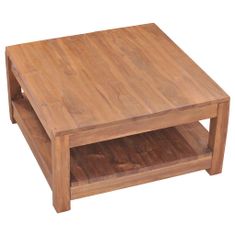 Vidaxl Konferenčný stolík, 68 x 67 x 35 cm, masívne teakové drevo
