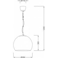 ACA ACA Lighting Prim závesné svietidlo V9027C