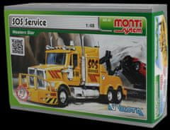 Greatstore Stavebnice Monti 42 SOS Service Western star 1:48 v krabici 22x15x6cm