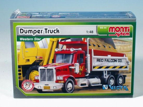 shumee Stavebnice Monti 44 Dumper Truck Western star 1:48 v krabici 22x15x6cm